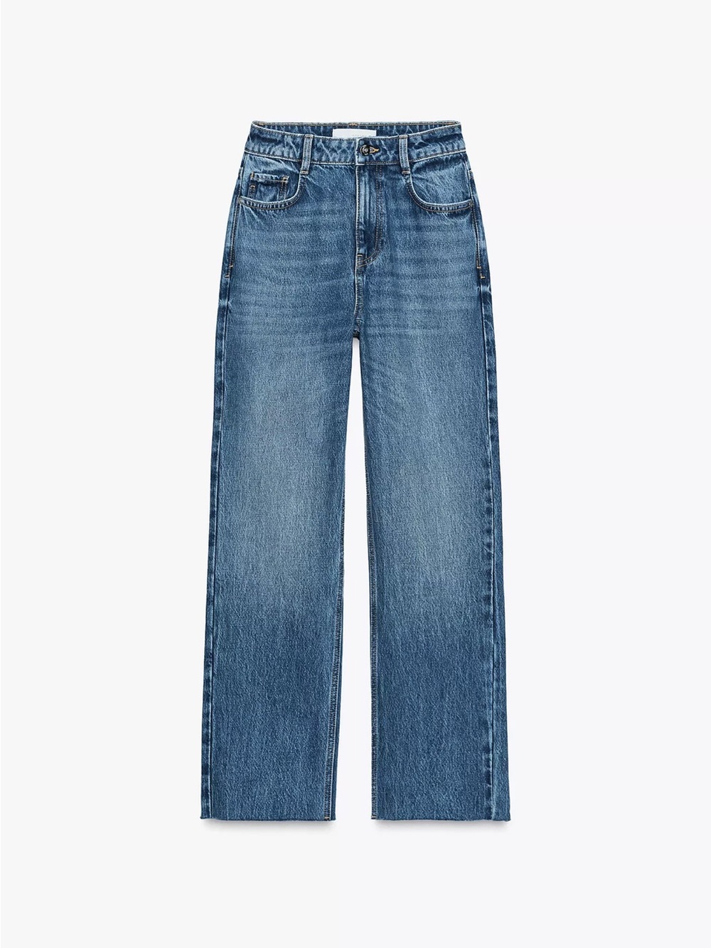 Classic Wide-Leg Women's Jeans - Blue